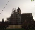 Eglise St Martin en cours de restauration